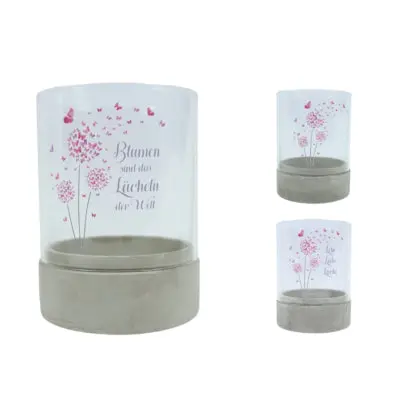 Theelichthouder Paardenbloem 13 Cm 3 Assorti | 9 Stuks 1