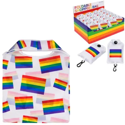 Out Of The Blue Opvouwbare Tas Regenboog 39 X 56 Cm | 24 Stuks 1