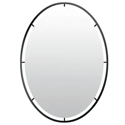 Len-Fra Wandspiegel Salem Zwart 80 Cm | 2 Stuks 1
