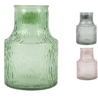 Vaas Glas 20 Cm 3 Assorti | 12 Stuks 1
