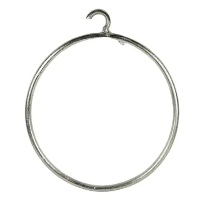 Hanger Cirkel Zilverkleurig 53 Cm | 2 Stuks 1