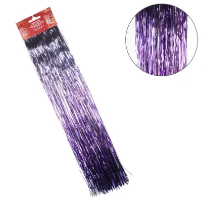 Deco Heitmann Lametta Folie Lila 300 Stroken 50 Cm | 48 Stuks 1