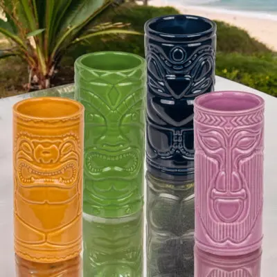 Out Of The Blue Beker Tiki 250 Ml 4 Assorti | 12 Stuks 2