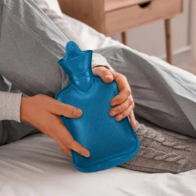 Relaxdays Warmwater Kruik Blauw 1 L | 12 Stuks 2
