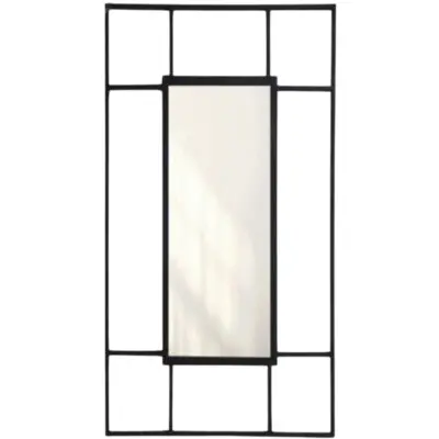Len-Fra Wandspiegel Madison Zwart 120 Cm | 2 Stuks 1