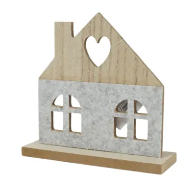 Decoratie Huisje 14 Cm | 24 Stuks 1