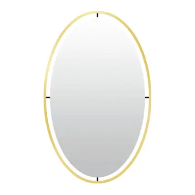 Len-Fra Wandspiegel Salem Goudkleurig 60 Cm | 2 Stuks 1