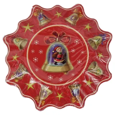 Papieren Bord Kerstbel 28 Cm Set Van 3 | 50 Stuks 1