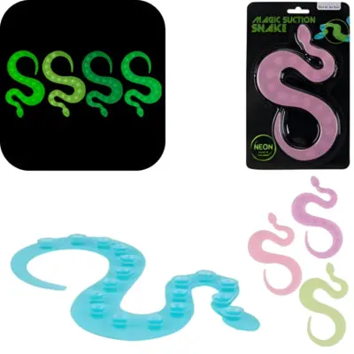 Out Of The Blue Magische Slang Glow In The Dark 19 Cm 4 Assorti | 24 Stuks 1