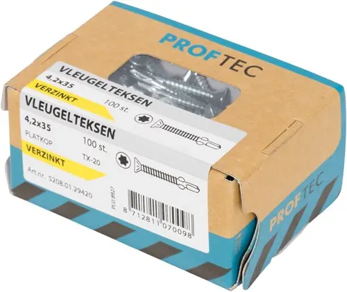 Proftec Gipsplaatschroef Gefosfateerd Fijn Ph2 3.5X25 | 200 Stuks - 5234.05.17120 1
