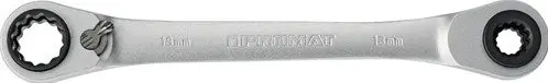 Promat Tecwerk Multifunctionele Ratelringsleutel | 4 In 1 | 10 13 17 19 Mm | 12-Kt. Lengte 220 Mm | Aantal Tanden 72 - 4000821481 1