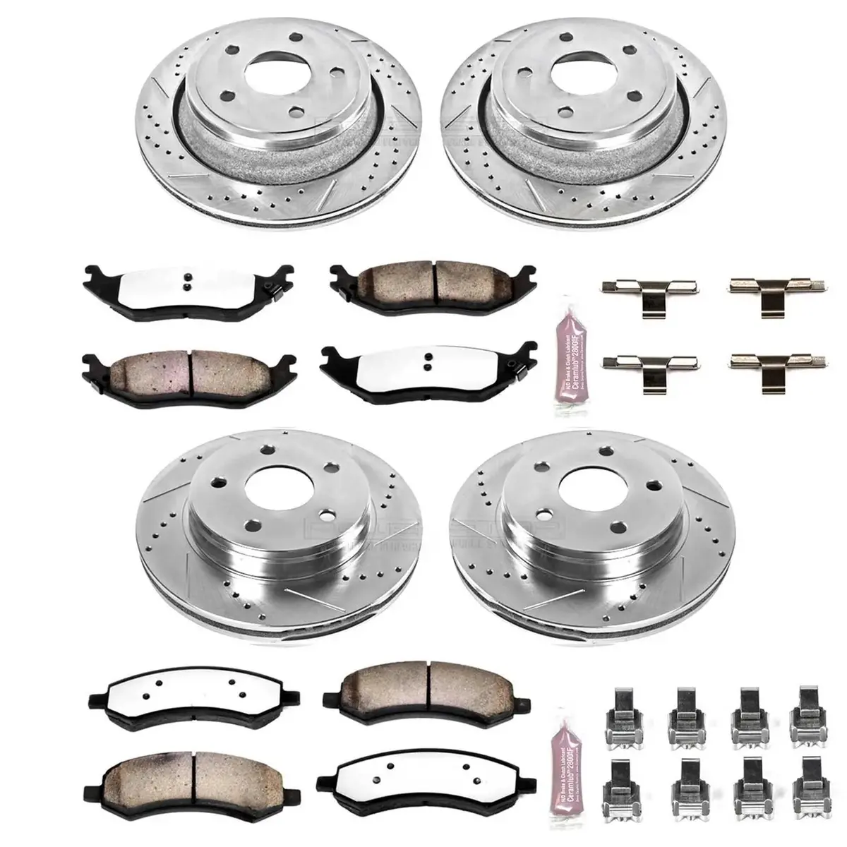 Powerstop Z36 Truck And Tow Brake Upgrade Kits 2009-2022 Ram 1500 Classis(5 Lug) 1