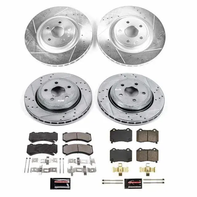 2018-2022 Dodge Durango Srt / Grand Cherokee Srt Powerstop Z26 Front & Rear Brake Kit 1