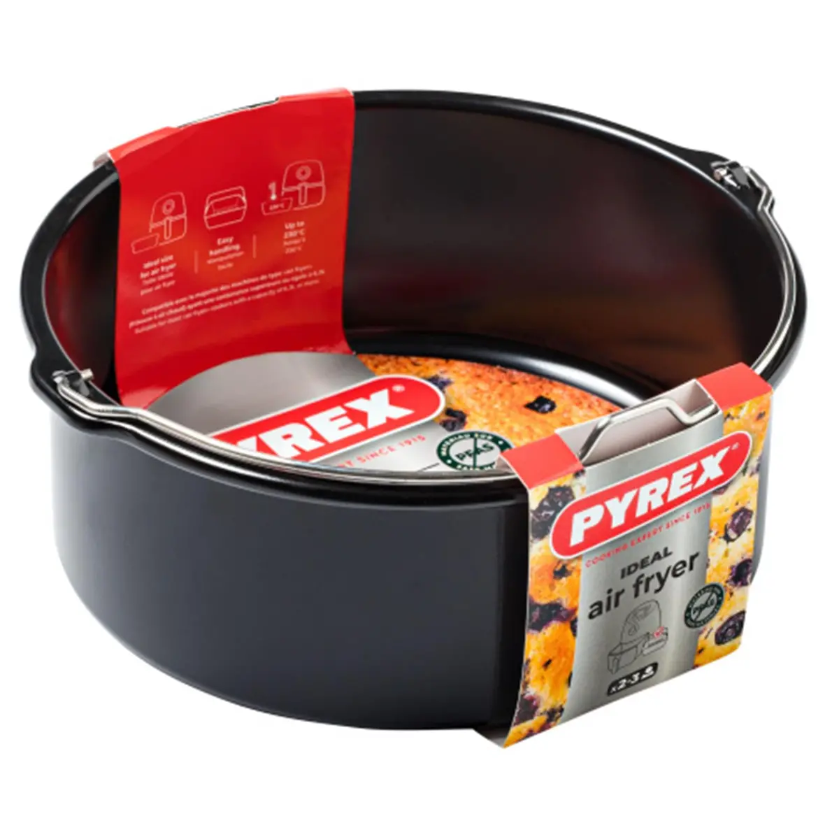 Pyrex Airfryer Bakvorm Rond 20X19x7,5Cm 1