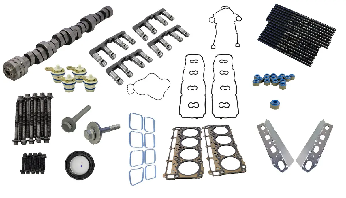 797 Performance Hemi Ram 2009+ 5.7/6.4 Vvt Mds Delete Complete Camshaft Kit (Factory Style) 1