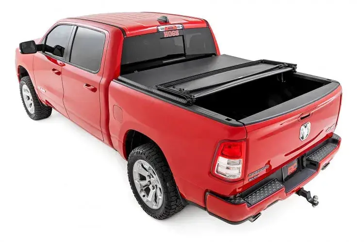 Rough Country Soft Tri-Fold Bed Cover Ram 1500 / Rho Trx (2019-2026) 1