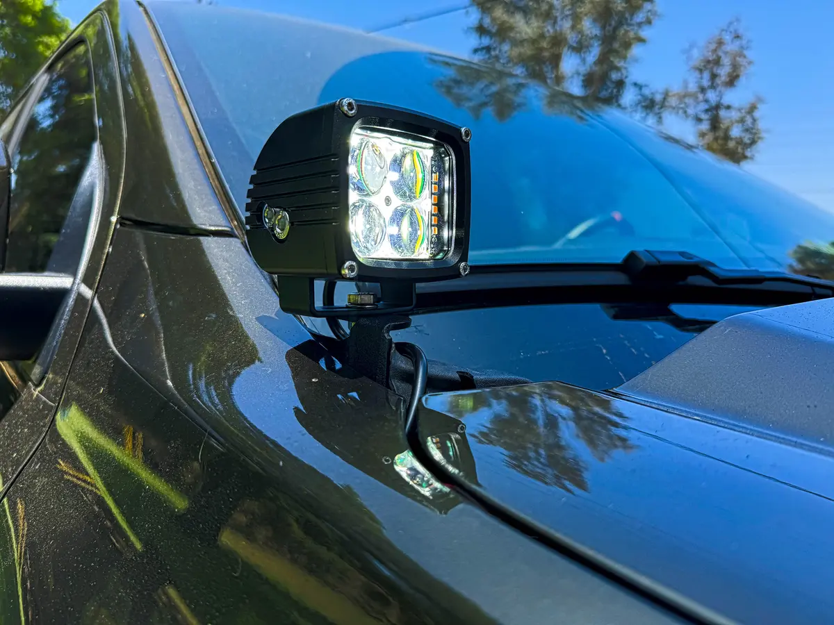 2024+ Ford Ranger Raptor Hood Mount/Ditch Lights 1