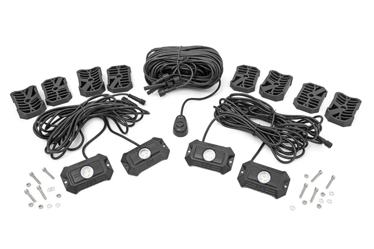 Rough Country Led Rock Light Kit 4 Piece Set 1