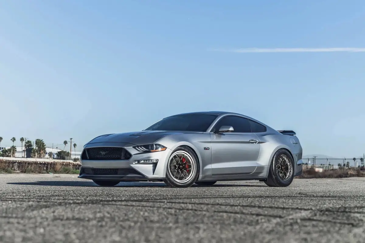 Weld Solana Beadlock Drag Gloss Black Wheel With Milled Spokes Mustang S550 / S650 Fitment 2