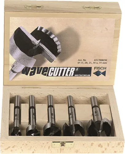Rotec Fisch-Tools Houtboorset | 5-Delig | D. 15, 20, 25, 30, 35 Mm | 1 Stuk - 03170005K - 03170005K 1