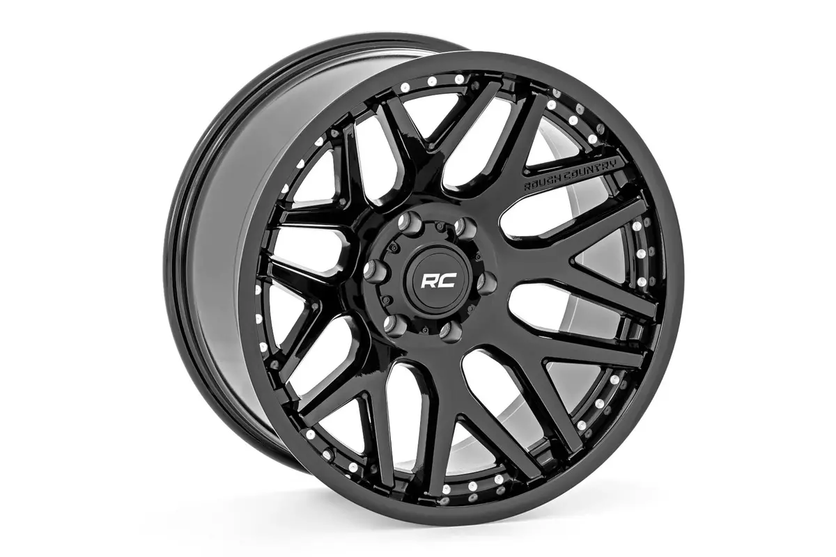 Rough Country 95 Series Wheel Gloss Black 1