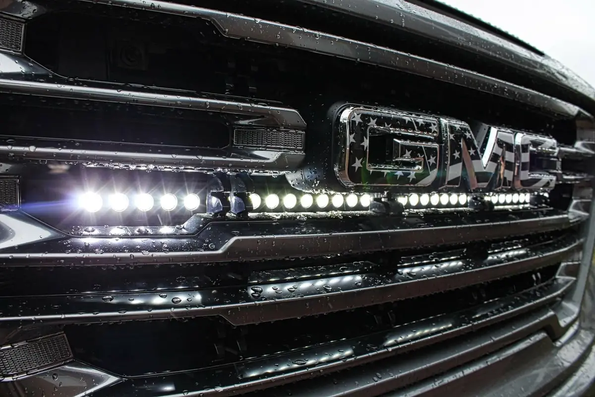 2019+ Gmc Sierra 1500 Single 40In Light Bar 1