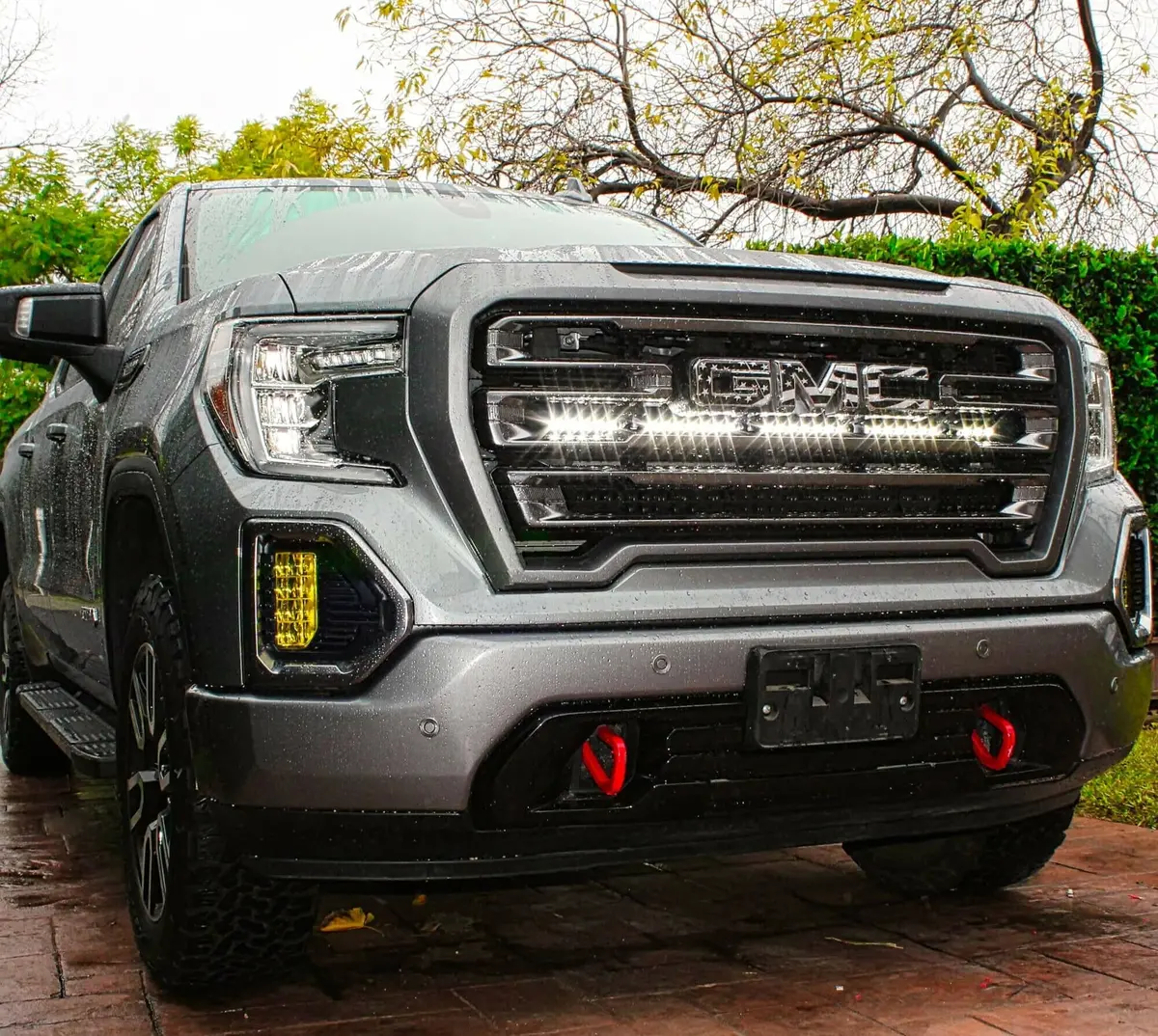 2019+ Gmc Sierra 1500 Single 40In Light Bar 1