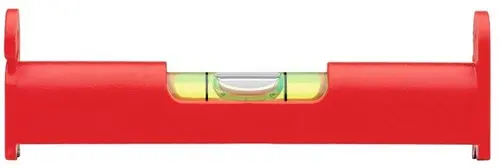 Sola Lijnwaterpas Uz8, 8Cm Kunststof Rood Stootvaste Libel - 01431001 - 01431001 1