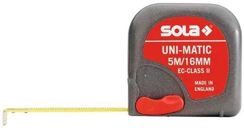 Sola Rolbandmaat 3Mtr Uni-Matic, Eg-Klasse 2 Sb - 50012501 - 50012501 1