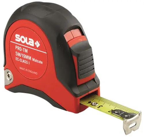 Sola Rolbandmaat 5Mtr Pro-Tm5 Eg-Klasse 1 Sb - 50022101 1