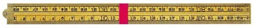 Sola Timmermans Duimstok Hout Geel 4-Dlg., Messing Scharnieren En Eindkappen - 54210101 - 54210101 1