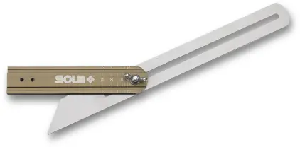 Sola Zweihaak 250Mm Blok Brons Gean. Vstg250, Alu, Been Met Graden Aanduiding - 56052101 - 56052101 1
