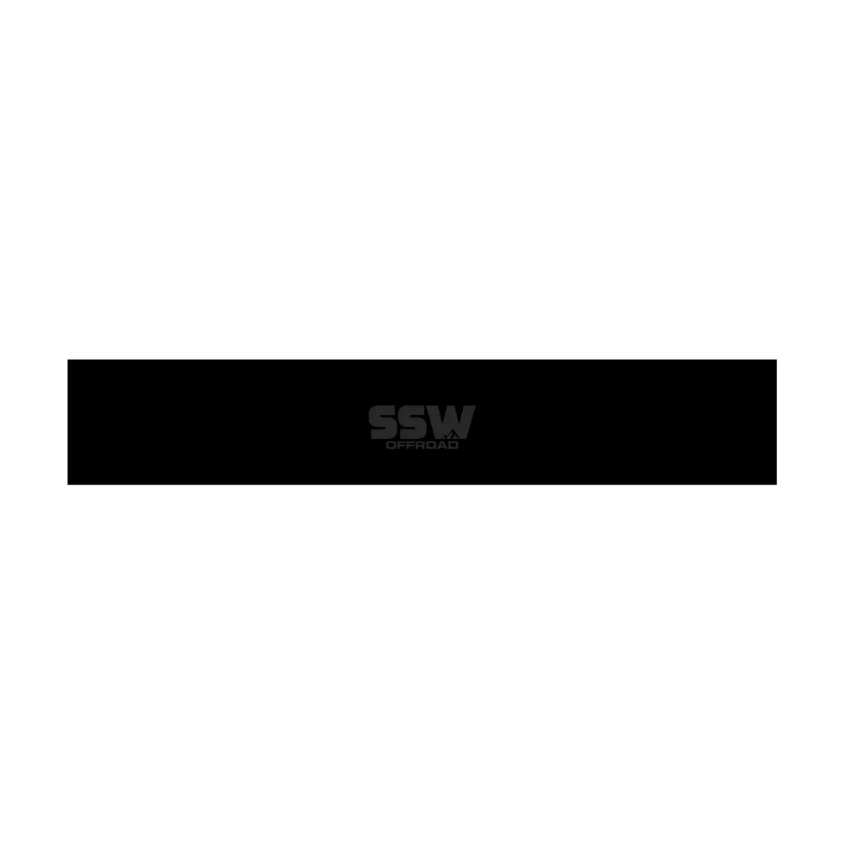 Ssw Windshield Banner (Stealth Black) 1