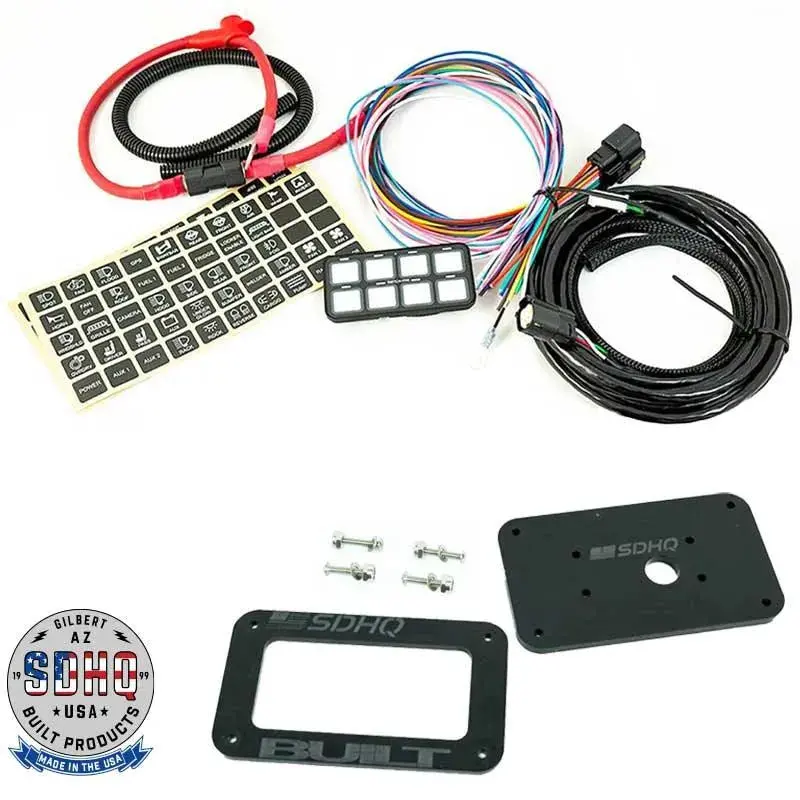 Switch Pros Sp-9100 8-Switch Panel System With Sdhq Built Universal Keypad Mount 1
