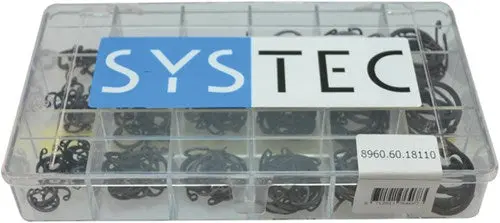 Systec Assortimentsdoos 18-Vaks Zekeringsring Voor As Gefosfateerd Din471 - 8960.60.18109 1