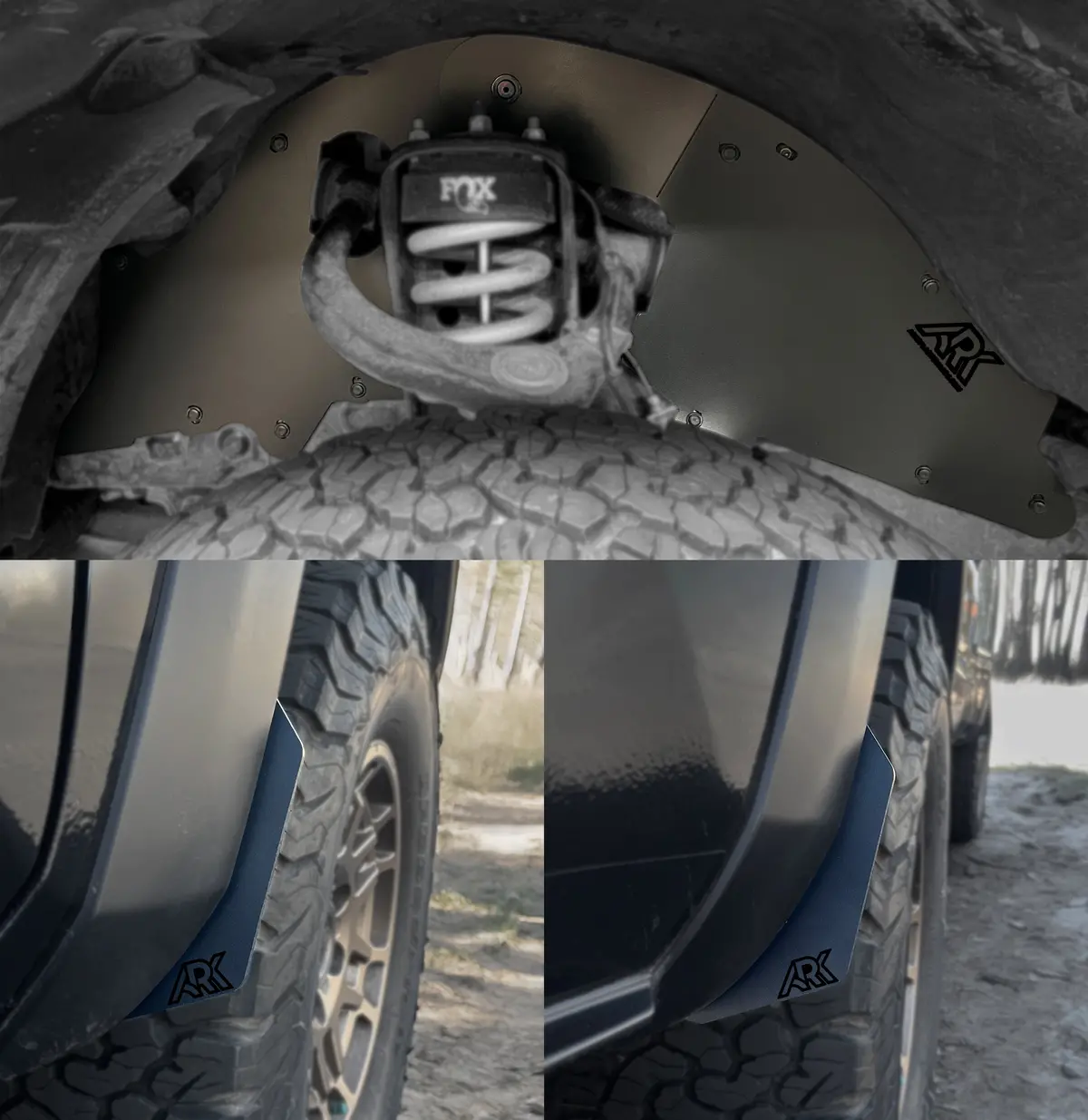 2016-2023 Toyota Tacoma Trixpoly Splash Guards & Mudflap Micros 40