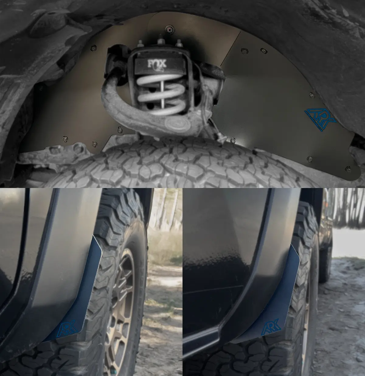 2016-2023 Toyota Tacoma Trixpoly Splash Guards & Mudflap Micros 37
