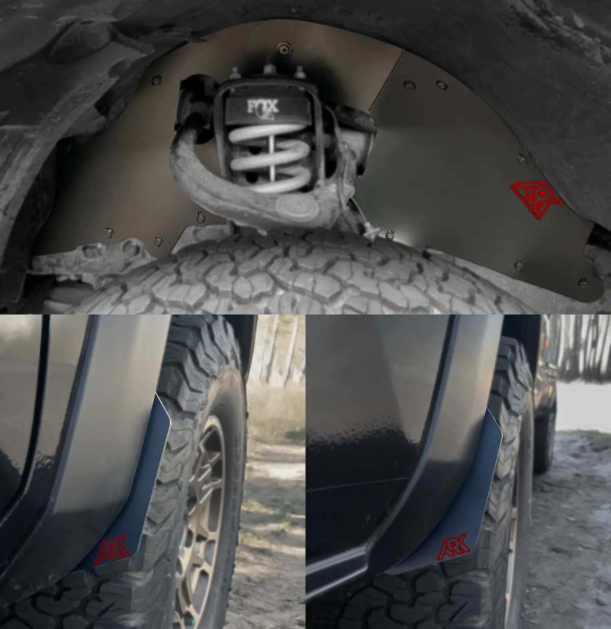 2016-2023 Toyota Tacoma Trixpoly Splash Guards & Mudflap Micros 20