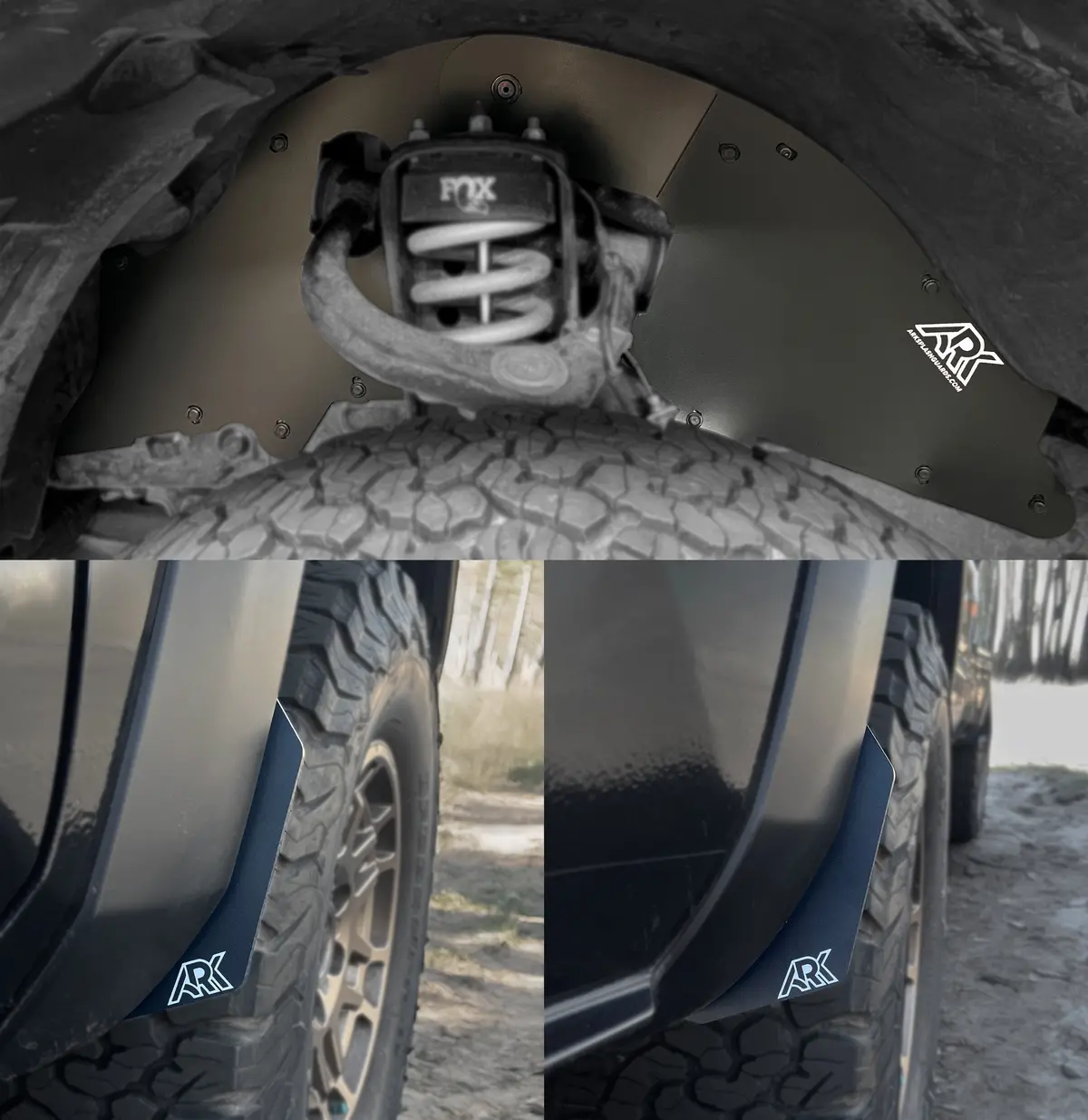 2016-2023 Toyota Tacoma Trixpoly Splash Guards & Mudflap Micros 34