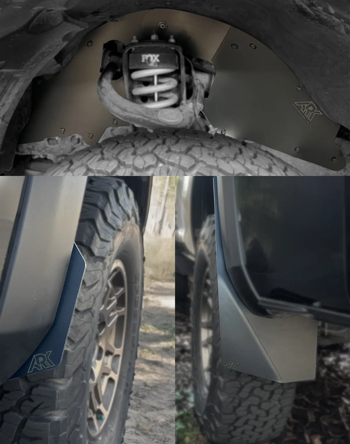 2016-2023 Toyota Tacoma Trixpoly Splash Guards & Mudflap Micros 17