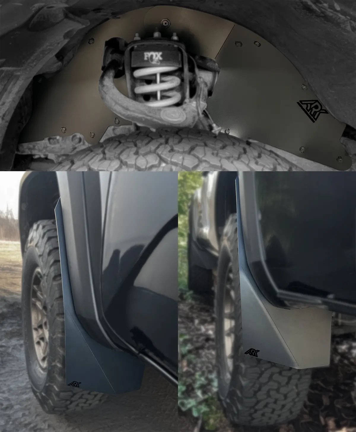 2016-2023 Toyota Tacoma Trixpoly Splash Guards & Mudflap Micros 8