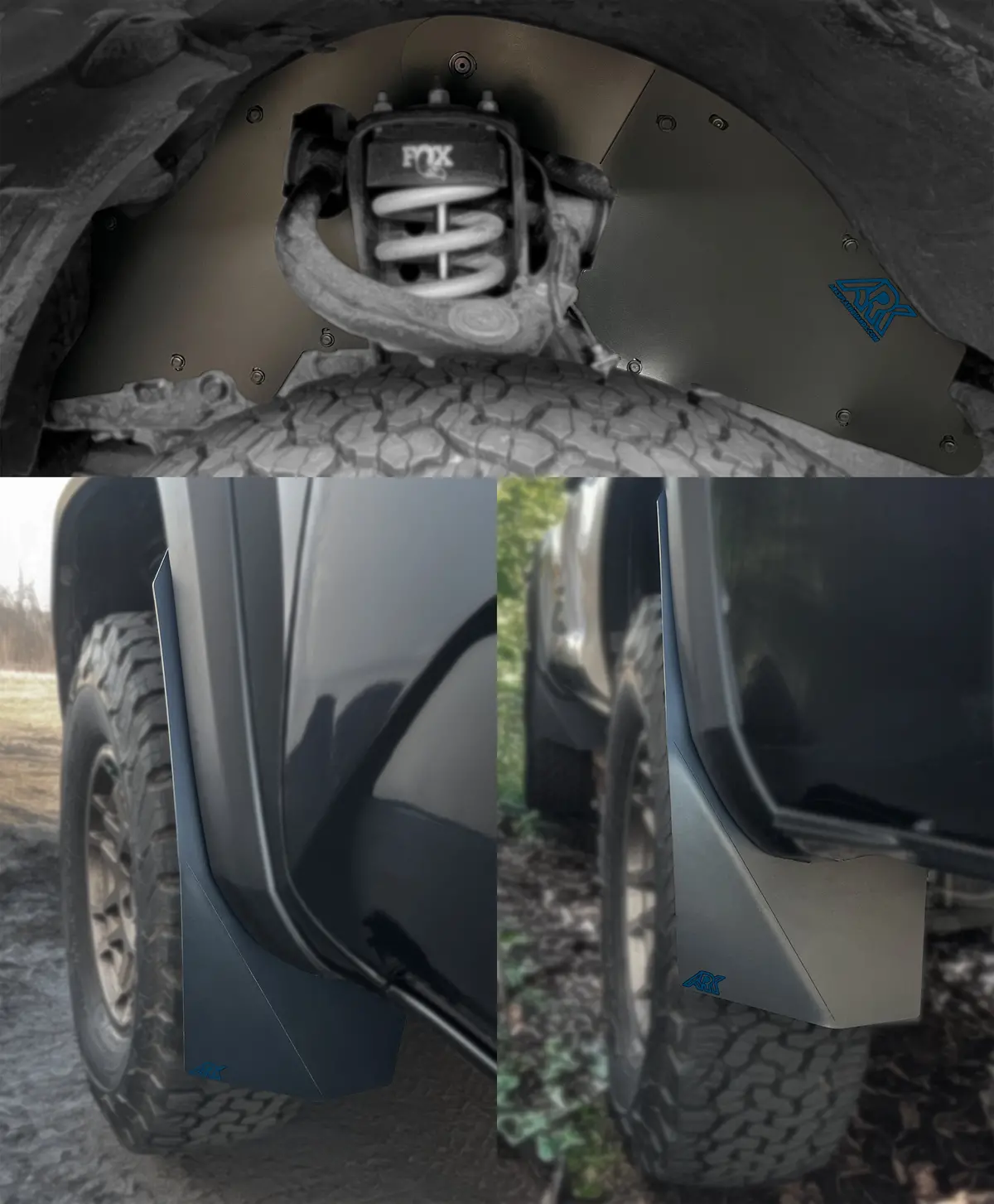 2016-2023 Toyota Tacoma Trixpoly Splash Guards & Mudflap Micros 5