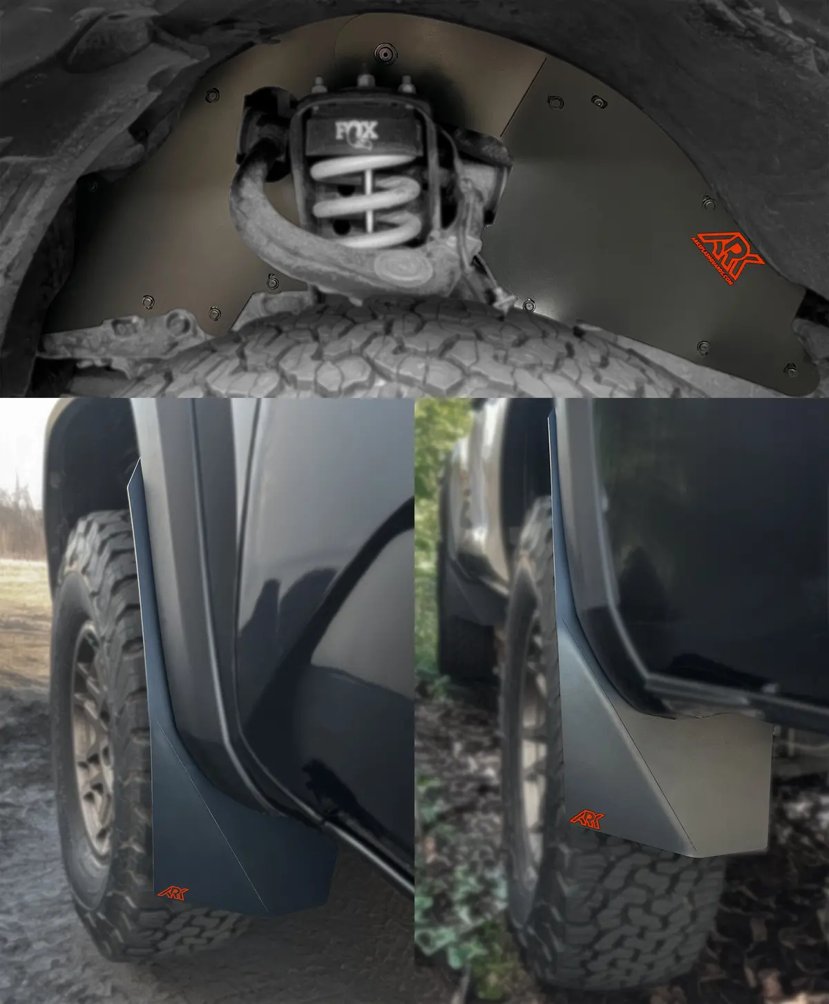 2016-2023 Toyota Tacoma Trixpoly Splash Guards & Mudflap Micros 3