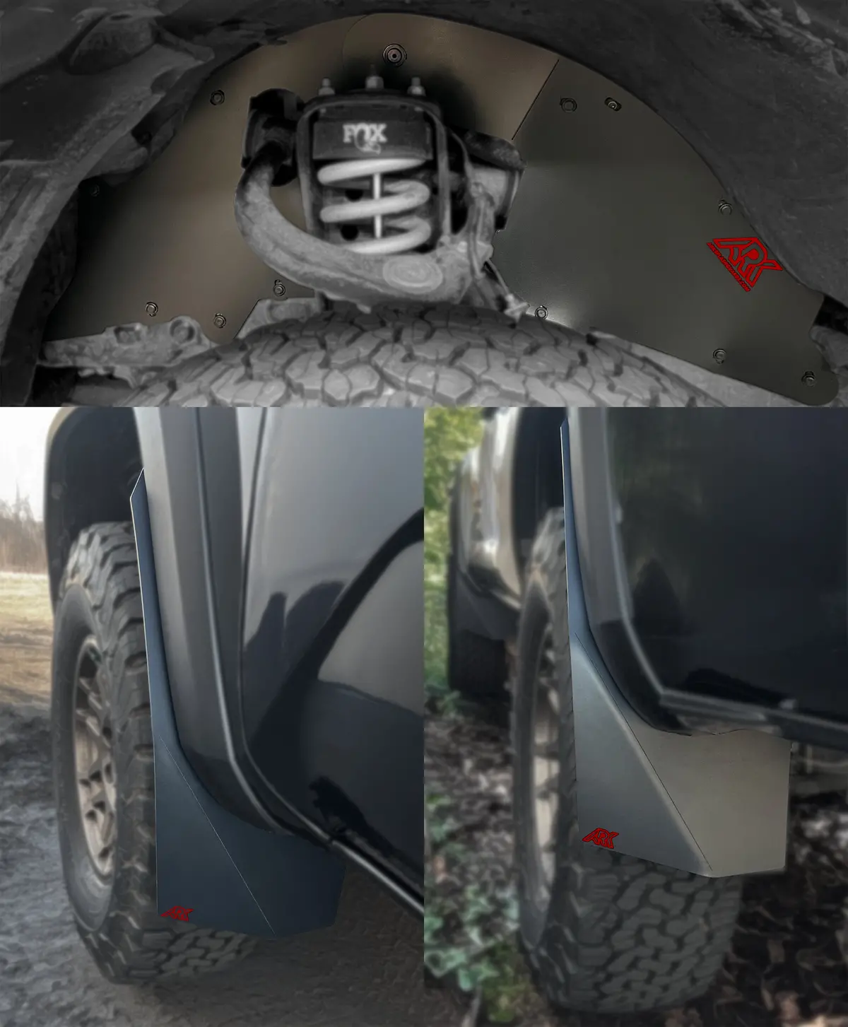 2016-2023 Toyota Tacoma Trixpoly Splash Guards & Mudflap Micros 4