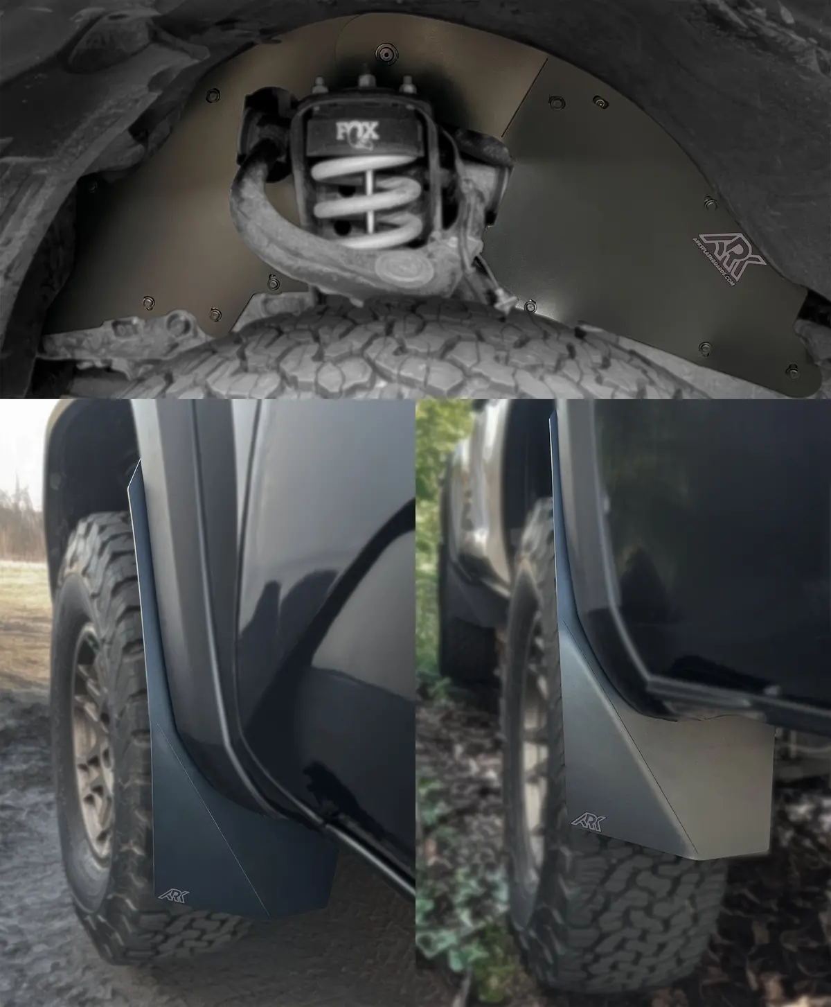 2016-2023 Toyota Tacoma Trixpoly Splash Guards & Mudflap Micros 7