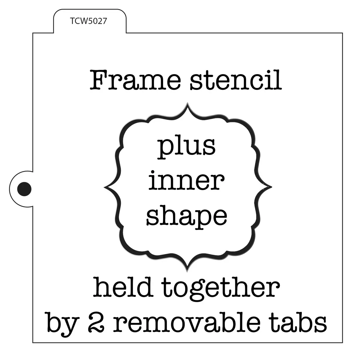 The Crafter's Workshop • Template Cookie 5,5X5,5 Plaque 1