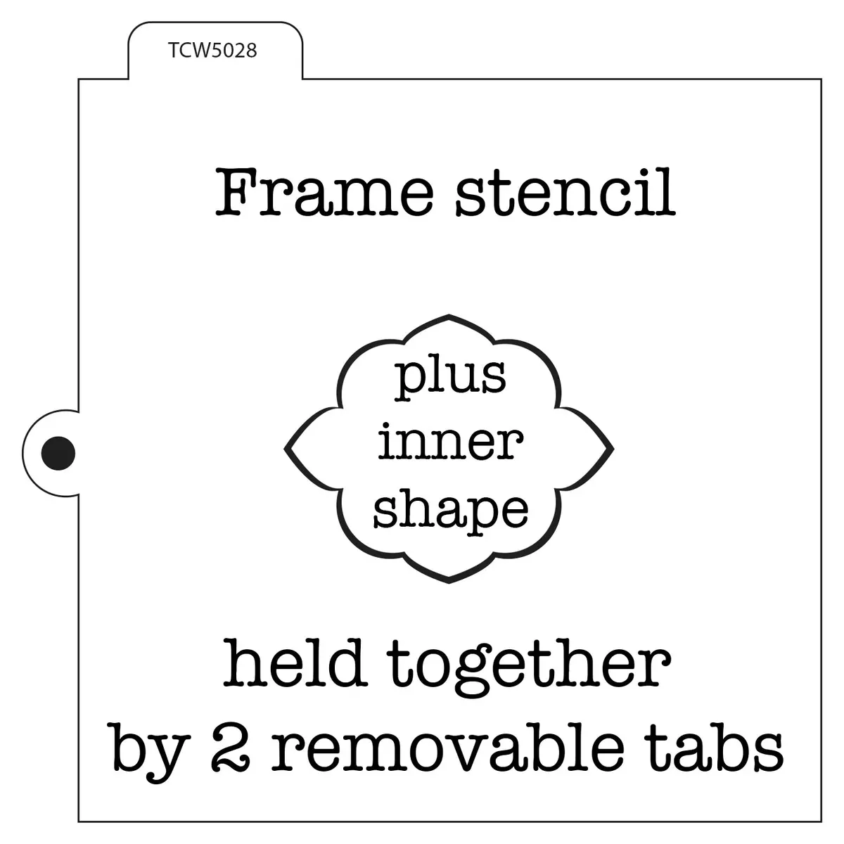 The Crafter's Workshop • Template Cookie 5,5X5,5 Plaque 1