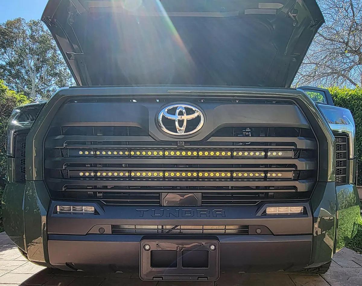2022+ Toyota Tundra Dual 40S Light Bars 3
