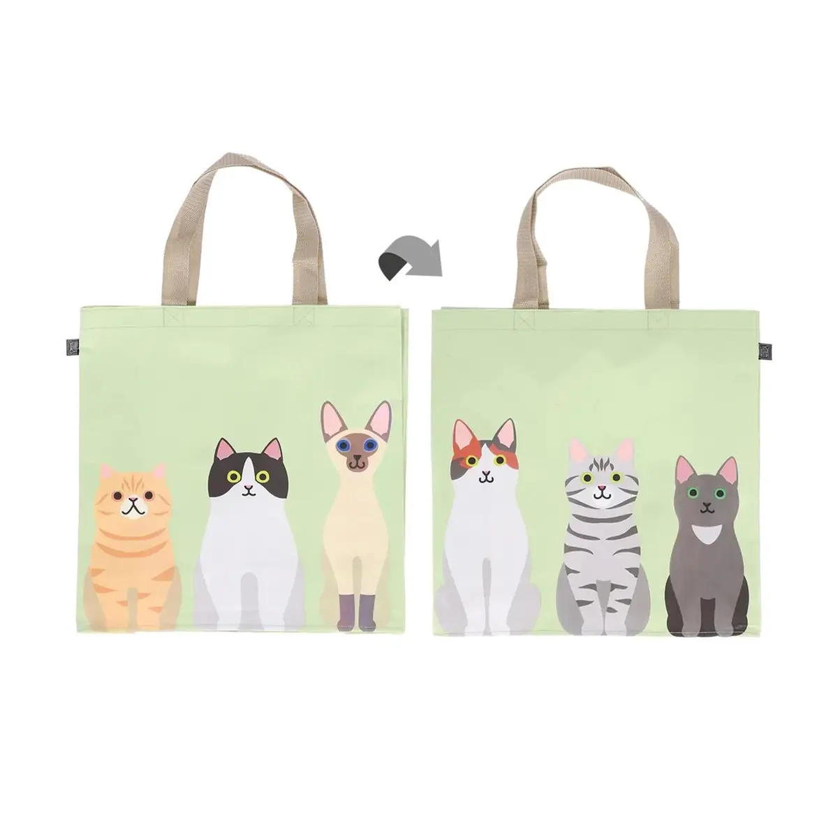 Esschert Design Boodschappentas Katten 1