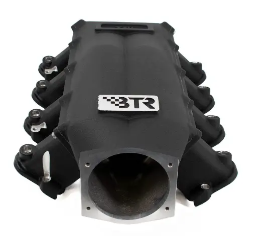 Btr Trinity Series Intake Manifold For Ls3 Engines - Black - Version 2 Intake Runners - Tra-3-Blk-P105-V2 1